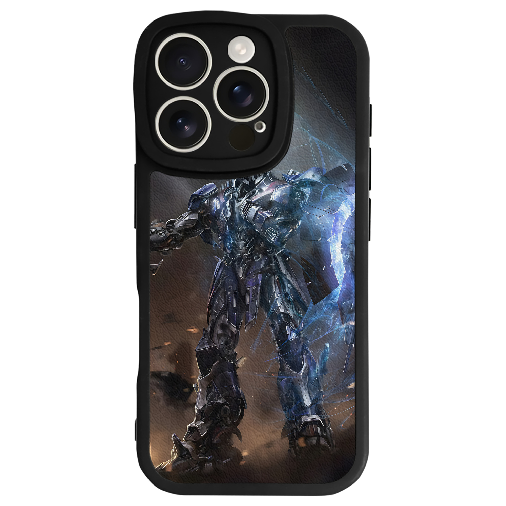 （画像用） Transformers トランスフォーマー 【iPhone 16シリーズ対応】シリコンスマホケース（レザー調） 材質：シリコン